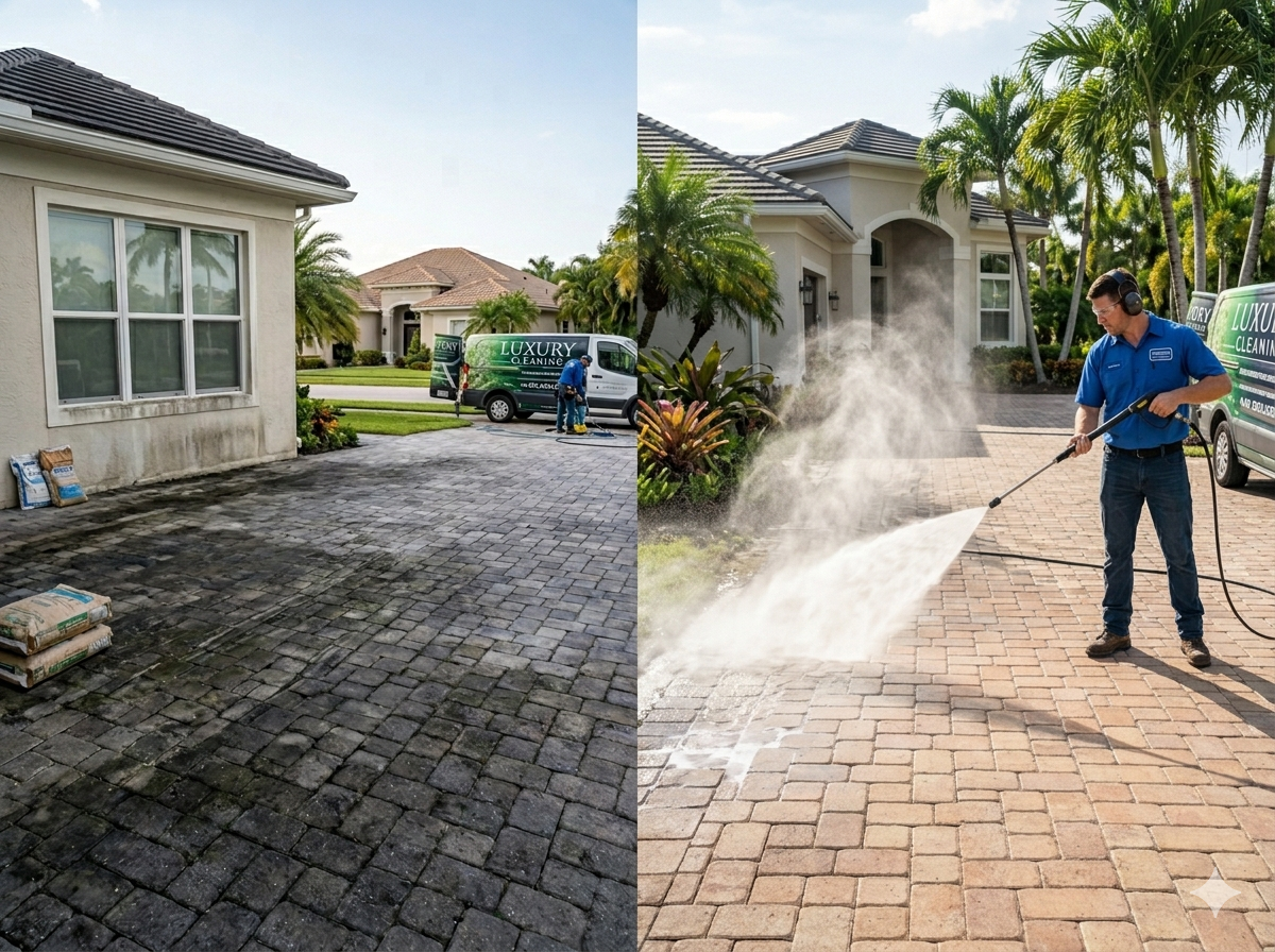 Pressure washing